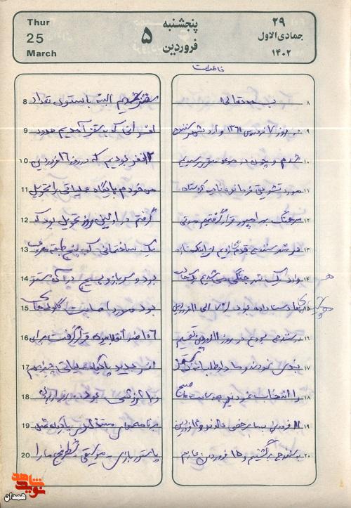 وحدت بین نیرو‌های بسیج و ژاندامری مهمترین نکته در پایگاه بود