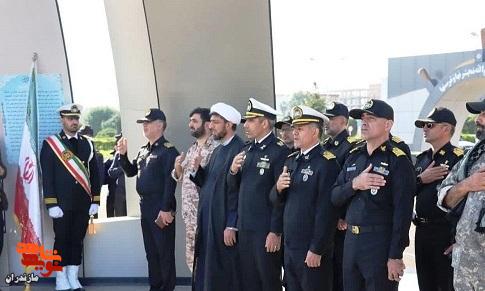 تصاویر/ آیین تشییع پیکر شهید گمنام در دانشگاه علوم دریایی امام خمینی نوشهر