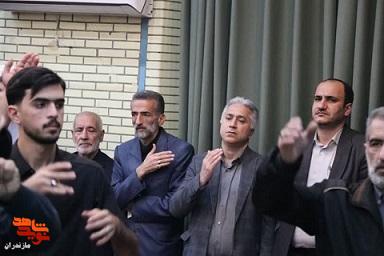 تصاویر/ مراسم عزاداری شهادت حضرت فاطمه‌زهرا (س)، آیین وداع با پیکر مطهر شهید گمنام و گرامیداشت حماسه آزادسازی سوسنگرد در نکا