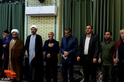 تصاویر/ مراسم عزاداری شهادت حضرت فاطمه‌زهرا (س)، آیین وداع با پیکر مطهر شهید گمنام و گرامیداشت حماسه آزادسازی سوسنگرد در نکا