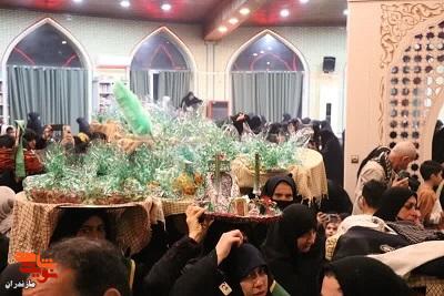 تصاویر/ مراسم عزاداری شهادت حضرت فاطمه‌زهرا (س)، آیین وداع با پیکر مطهر شهید گمنام و گرامیداشت حماسه آزادسازی سوسنگرد در نکا