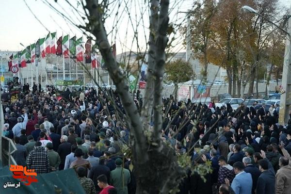 تشییع پیکر شهدای گمنام در لرستان تشییع پیکر شهدای گمنام در لرستان