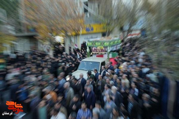 تشییع پیکر شهدای گمنام در لرستان تشییع پیکر شهدای گمنام در لرستان