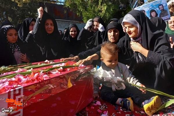 تشییع پیکر شهدای گمنام در لرستان