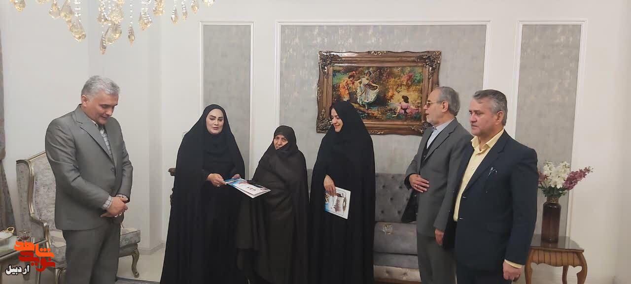 دیدار با خانواده سردار شهید «بنامعلی محمدزاده» در اردبیل