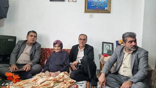 تکریم و تجلیل مدیرکل بنیاد مازندران از مادران شهدا