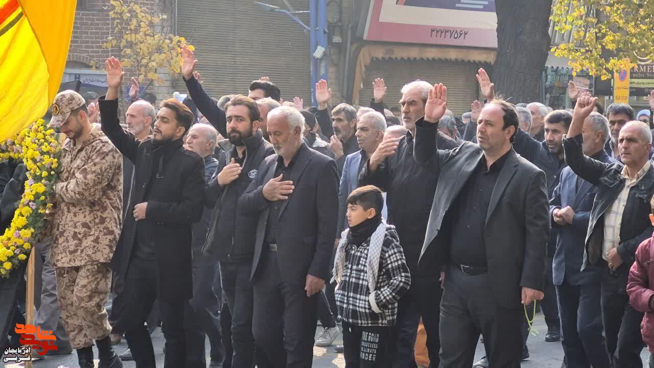 تشییع پیکر مطهر ۶ شهید گمنام دوران دفاع مقدس