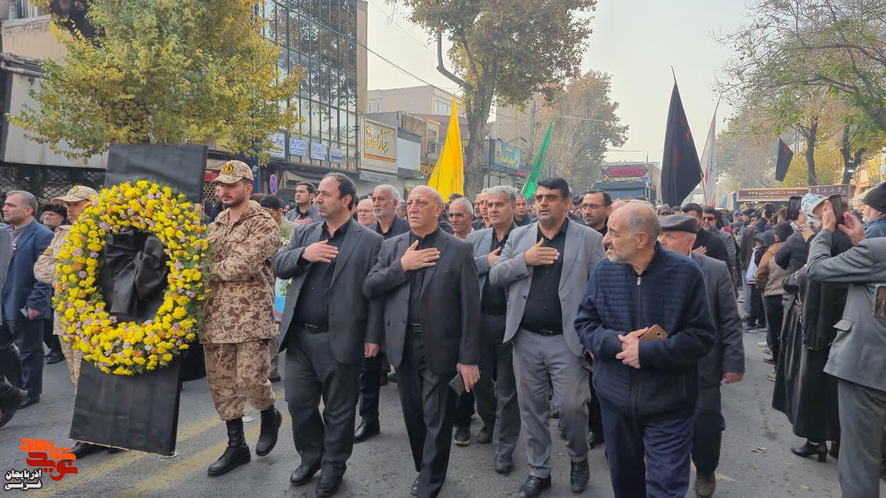 تشییع پیکر مطهر ۶ شهید گمنام دوران دفاع مقدس