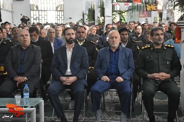 دومین یادواره شهدای نیروی انتظامی شهرستان سلسله برگزار شد