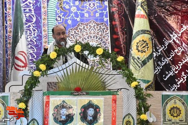 دومین یادواره شهدای نیروی انتظامی شهرستان سلسله برگزار شد