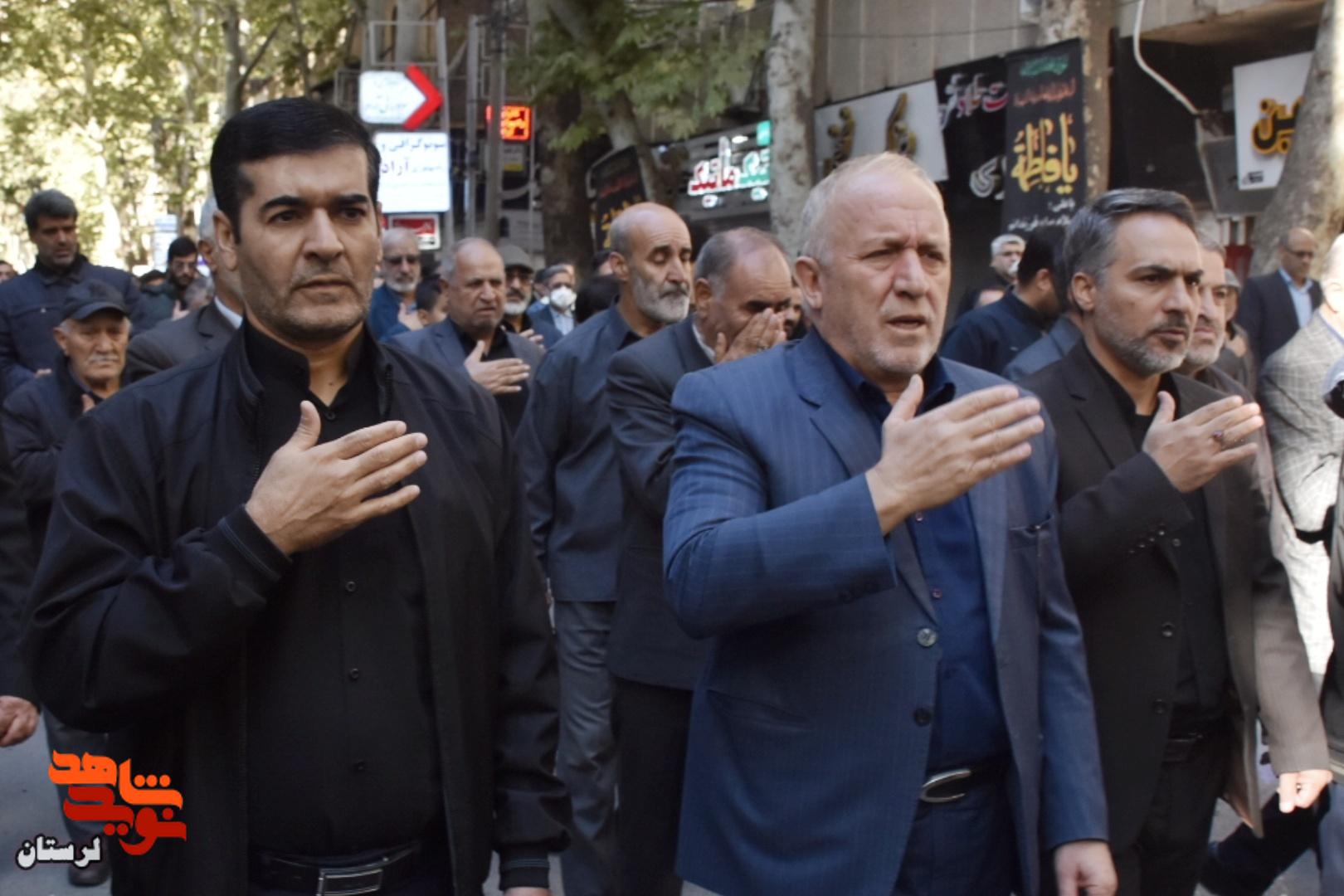 تشییع و بدرقه لاله‌های گمنام در خرم‌آباد