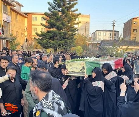 تصاویر/ مراسم تشییع و تدفین شهید گمنام در شهرستان بابل