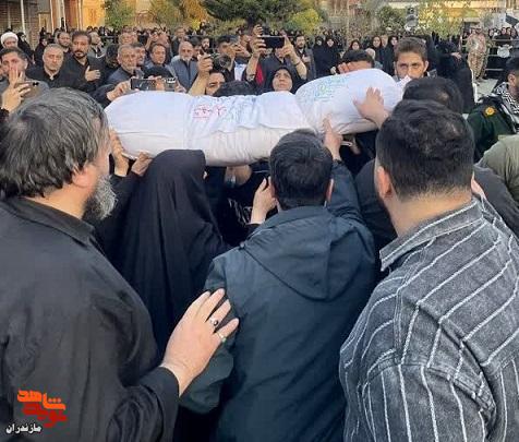 تصاویر/ مراسم تشییع و تدفین شهید گمنام در شهرستان بابل