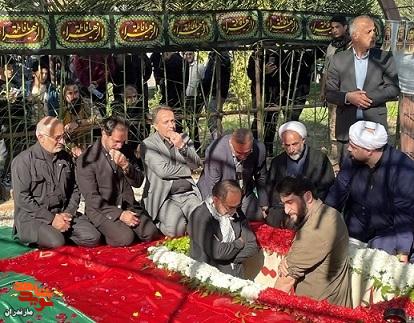 تصاویر/ تدفین یک آلاله زهرایی در مرکز توانبخشی بنیاد مازندران