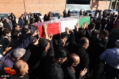 تصاویر/ تدفین یک آلاله زهرایی در مرکز توانبخشی بنیاد مازندران