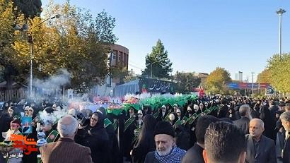 تصاویر/ تدفین یک آلاله زهرایی در مرکز توانبخشی بنیاد مازندران