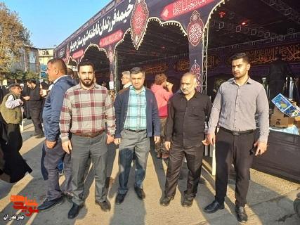 تصاویر/ آئین باشکوه وداع باشهید خوشنام در جویبار