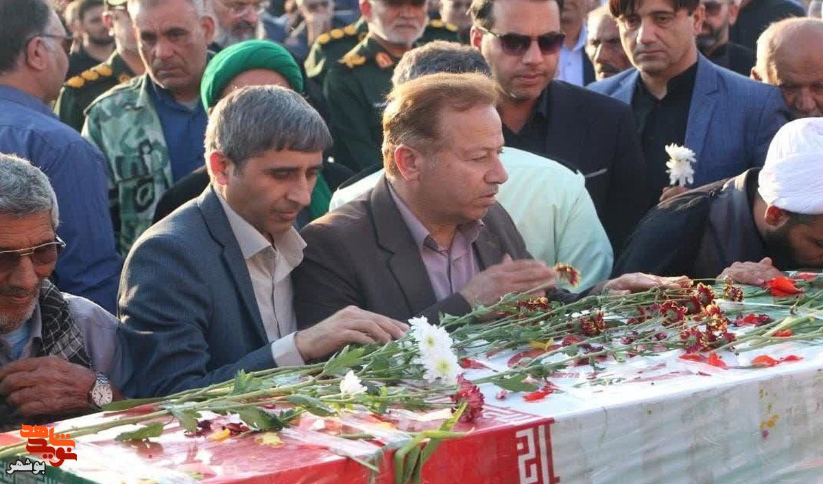 روستای محمدآباد دشتی غرق در عطر و بوی شهادت