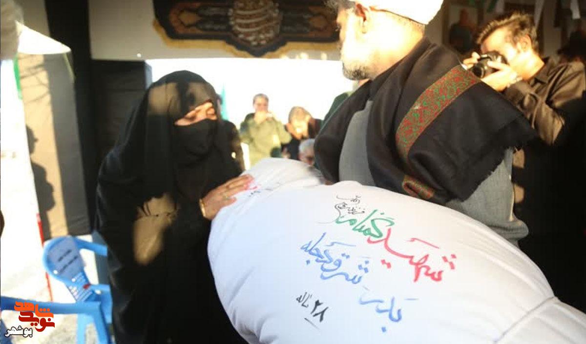 روستای محمدآباد دشتی غرق در عطر و بوی شهادت