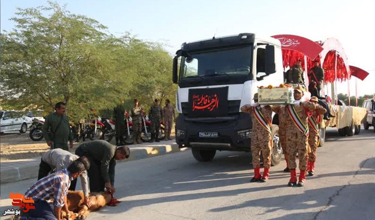 روستای محمدآباد دشتی غرق در عطر و بوی شهادت