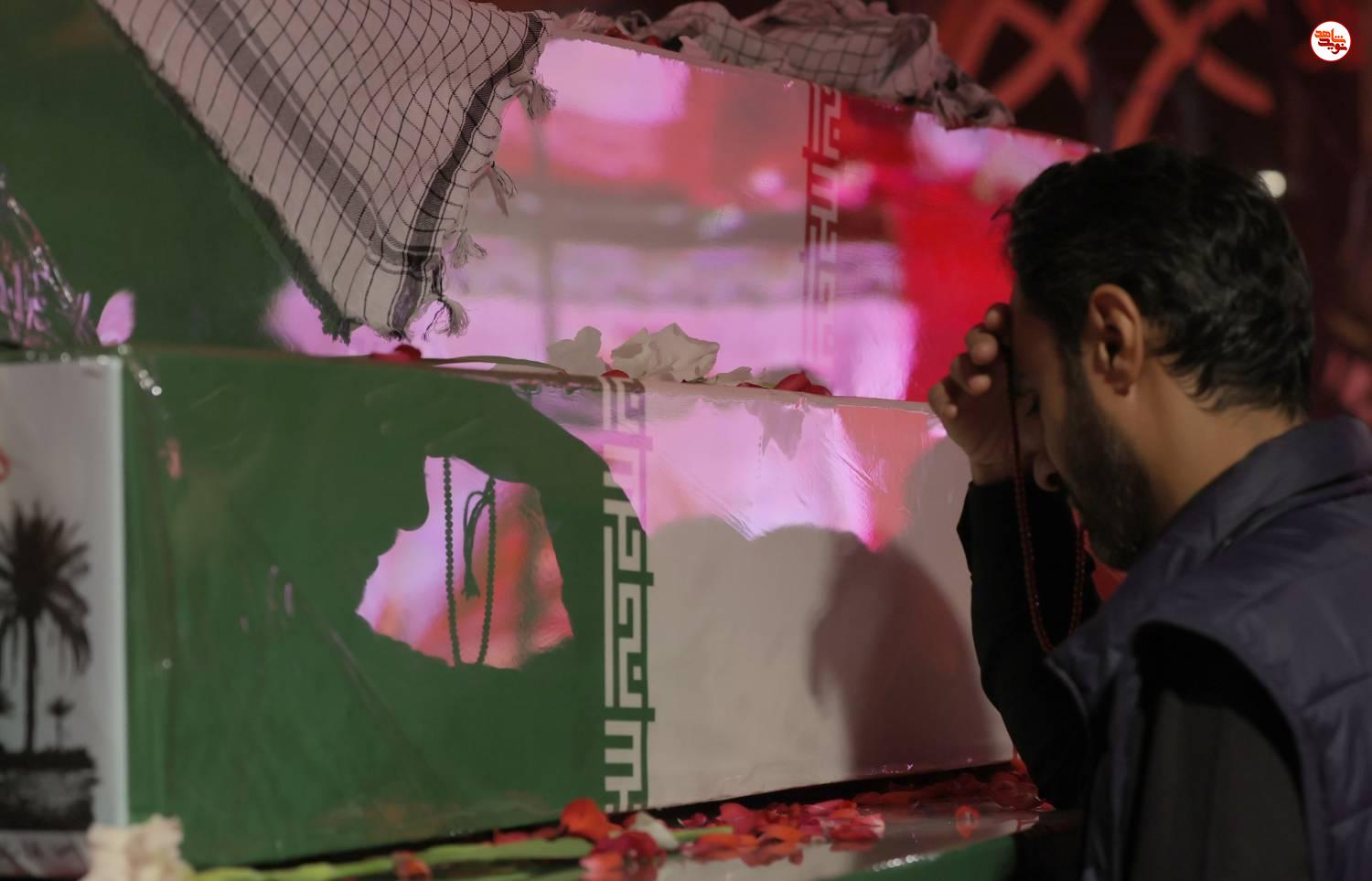 گزارش تصویری/ آیین وداع با پیکرهای مطهر ۱۰۰ شهید گمنام