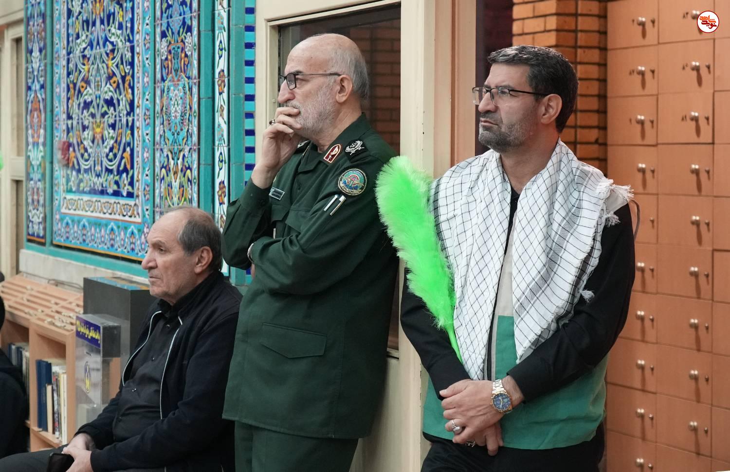 گزارش تصویری/ آیین وداع با پیکرهای مطهر ۱۰۰ شهید گمنام