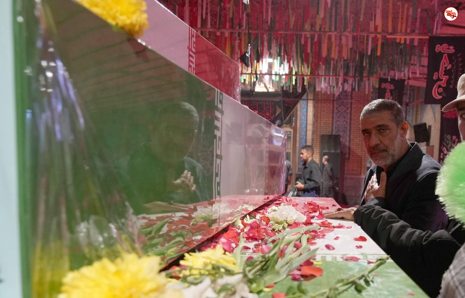 گزارش تصویری/ آیین وداع با پیکرهای مطهر ۱۰۰ شهید گمنام