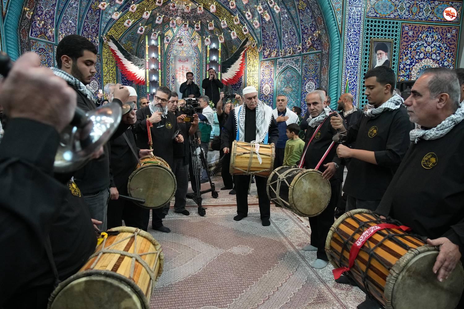 گزارش تصویری/ آیین وداع با پیکرهای مطهر ۱۰۰ شهید گمنام