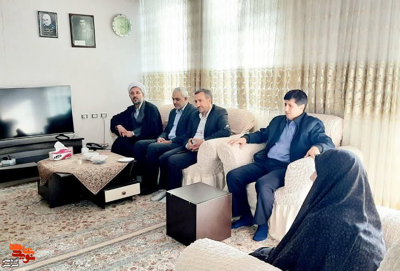 دیدار با خانواده معظم شهید در شاهین دژ
