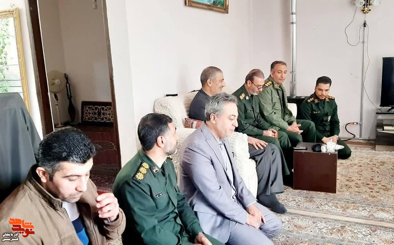 دیدار با خانواده معظم شهید در شاهین دژ