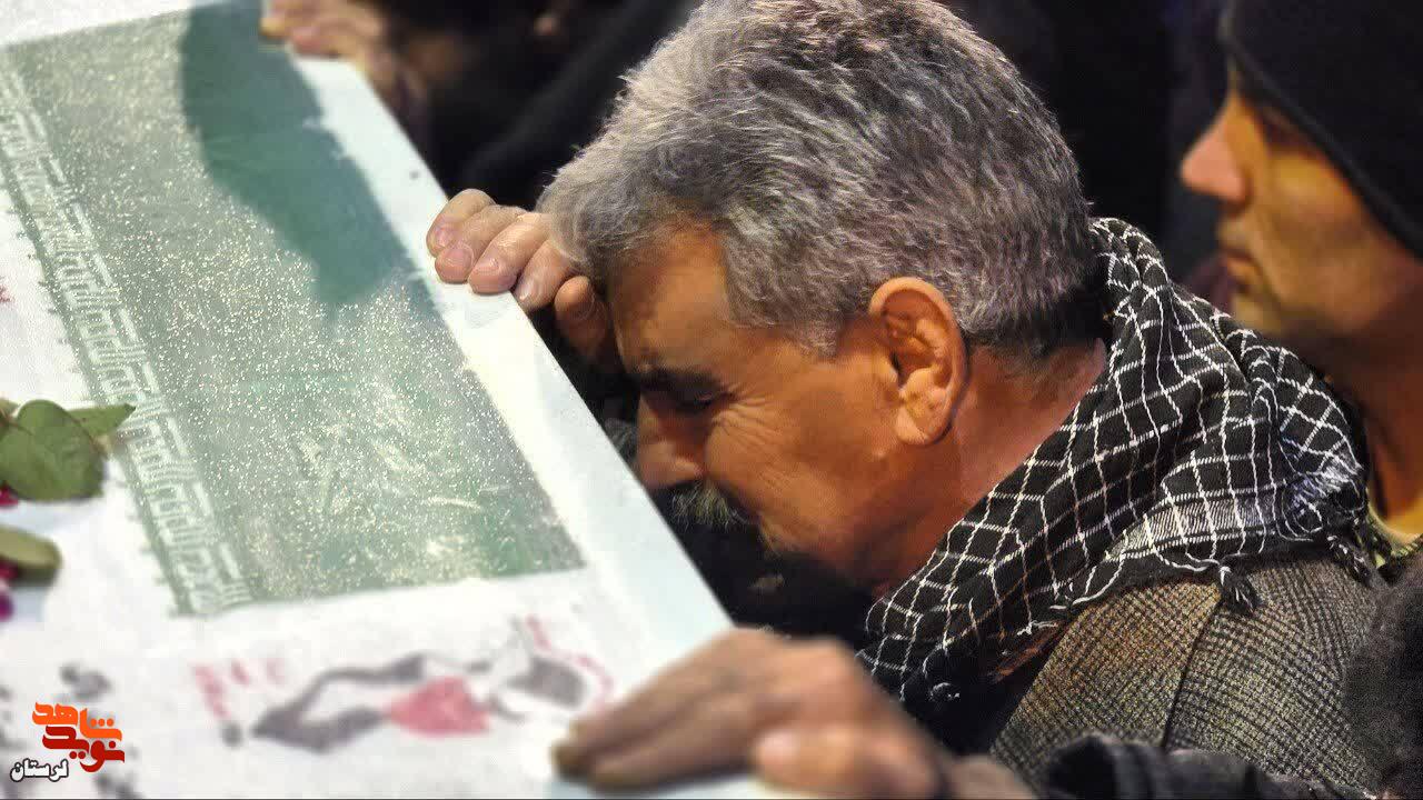 مراسم تشییع پیکر خلبان شهید «محمد امینی پور» در الشتر