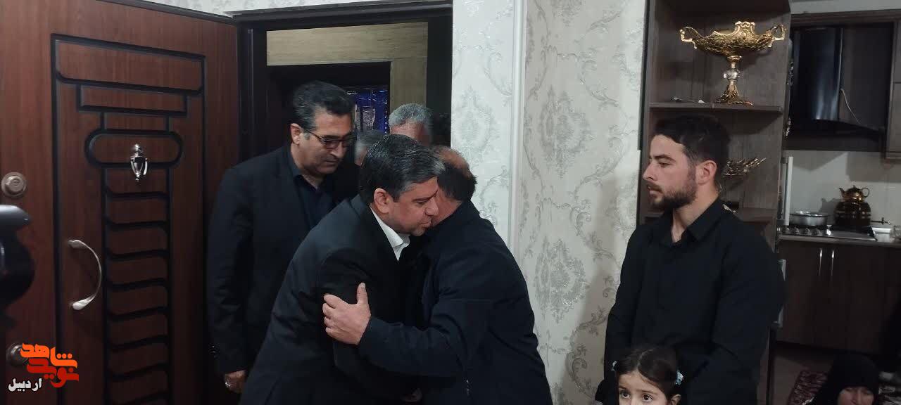 دیدار با خانواده شهید «علی ملکی» در گرمی
