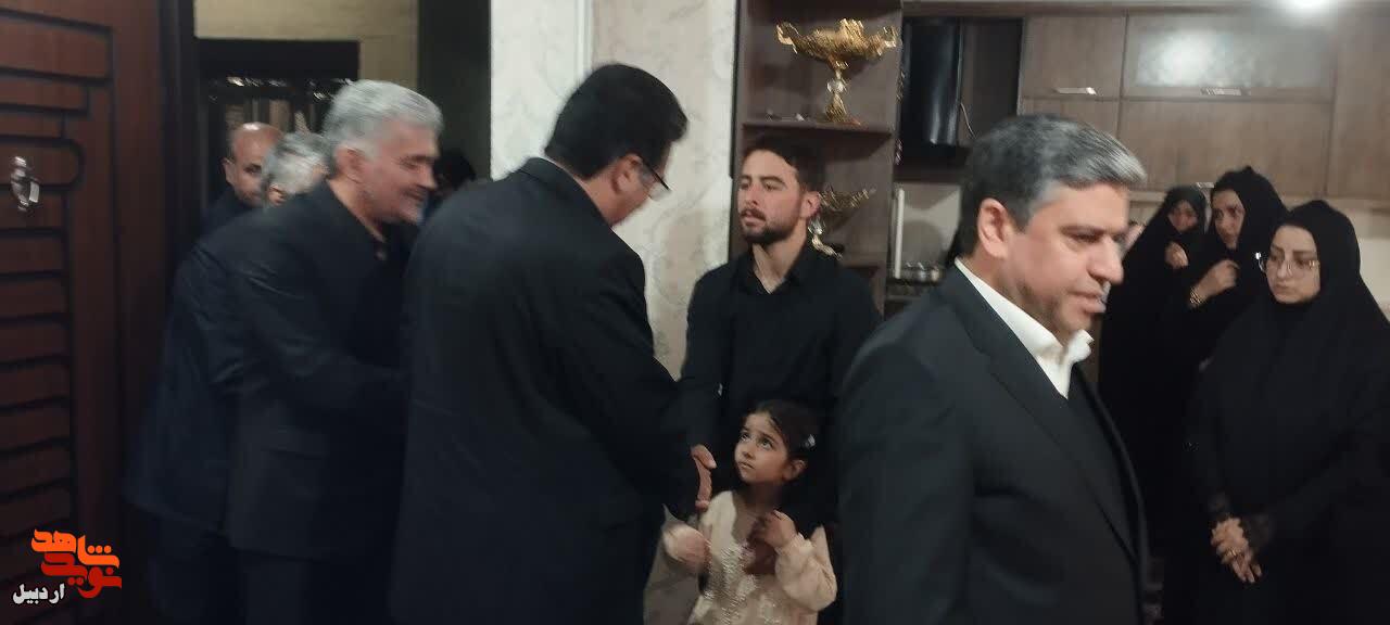 دیدار با خانواده شهید «علی ملکی» در گرمی