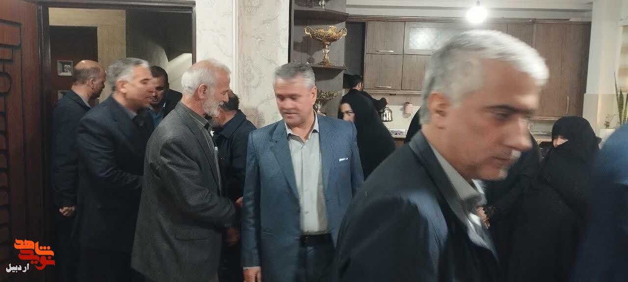 دیدار با خانواده شهید «علی ملکی» در گرمی