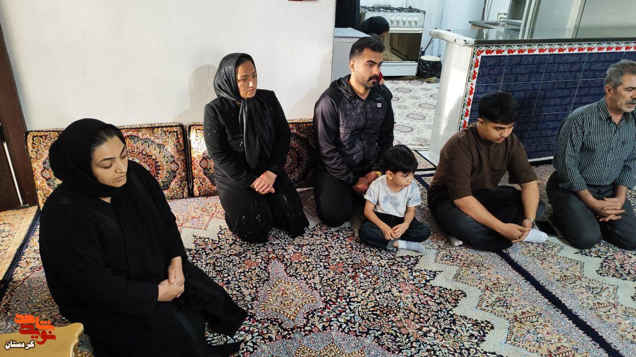 ابلاغ پیام رهبری به خانواده شهیدان خداویسی و مفاخری در قروه ابلاغ پیام رهبری به خانواده شهیدان خداویسی و مفاخری در قروه