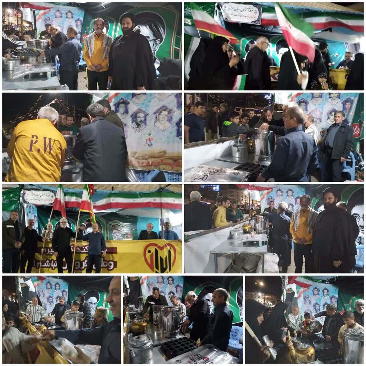 موکب‌های خادمان شهدای غریب در سمنان؛ میزبانی معنوی این شب‌ها/ تصاویر