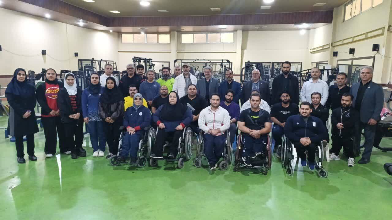 بازدید مدیرکل ورزشی بنیاد شهید از اردوی تیم ملی پاراوزنهبرداری در ساری بازدید مدیرکل ورزشی بنیاد شهید از اردوی تیم ملی پاراوزنهبرداری در ساری