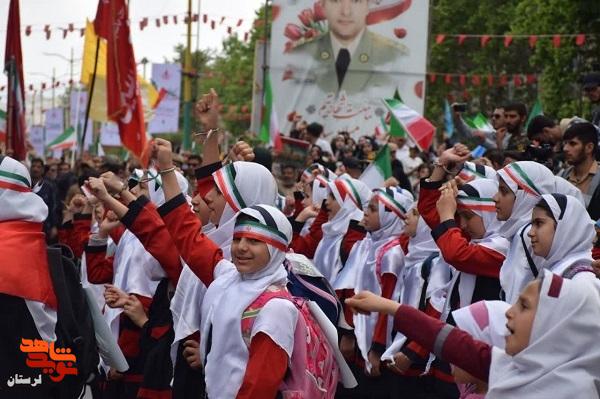 حماسه سازی خرم آبادی ها در رزمایش جان فدایان ایران