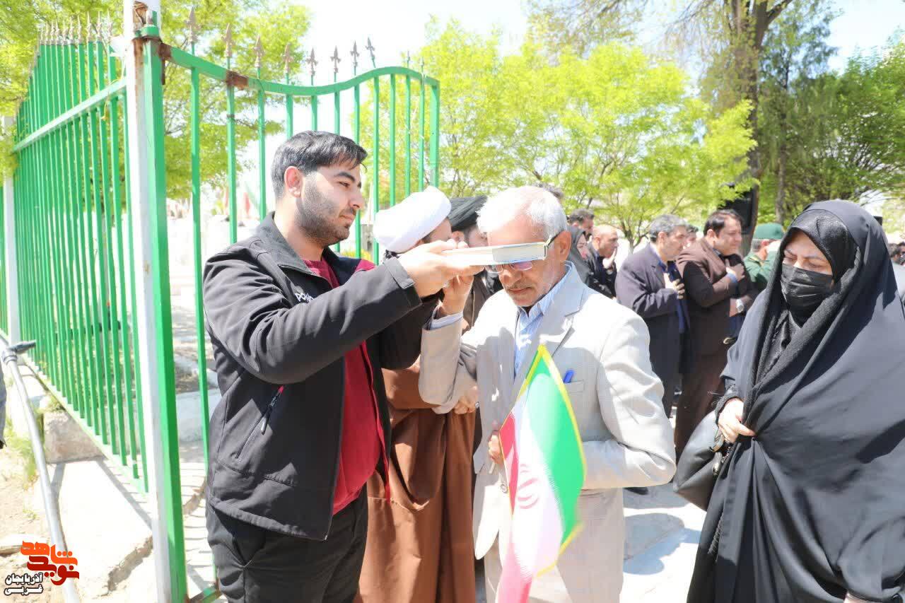 اعزام خانواده‌های شهدای جنگ ۱۲ روزه و جنگ رمضان خوی به مشهد مقدس