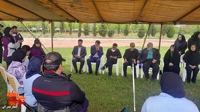 عکس/ حضور مدیرکل بنیاد شهید و امور ایثارگران مازندران در جمع اردوی تیم ملی تیراندازی پارالمپیک