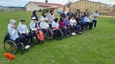 عکس/ حضور مدیرکل بنیاد شهید و امور ایثارگران مازندران در جمع اردوی تیم ملی تیراندازی پارالمپیک