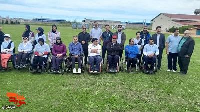 عکس/ حضور مدیرکل بنیاد شهید و امور ایثارگران مازندران در جمع اردوی تیم ملی تیراندازی پارالمپیک