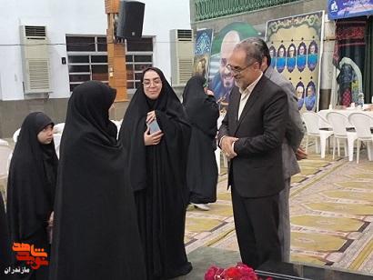 تصاویر/ مراسم شهدای مدافع حرم خانطومان و تکریم از خانواده‌های معززشان در مازندران