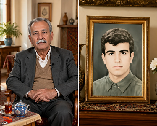 معلمی که پدر شهید است؛ «همیشه یک دستش روی سینه بود»