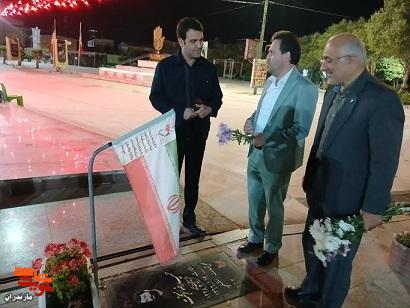 تجدید میثاق مدیرکل آموزش بنیاد کشور با شهدای امامزاده ابراهیم بابلسر تجدید میثاق مدیرکل آموزش بنیاد کشور با شهدای امامزاده ابراهیم بابلسر