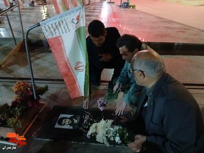 تجدید میثاق مدیرکل آموزش بنیاد کشور با شهدای امامزاده ابراهیم بابلسر تجدید میثاق مدیرکل آموزش بنیاد کشور با شهدای امامزاده ابراهیم بابلسر