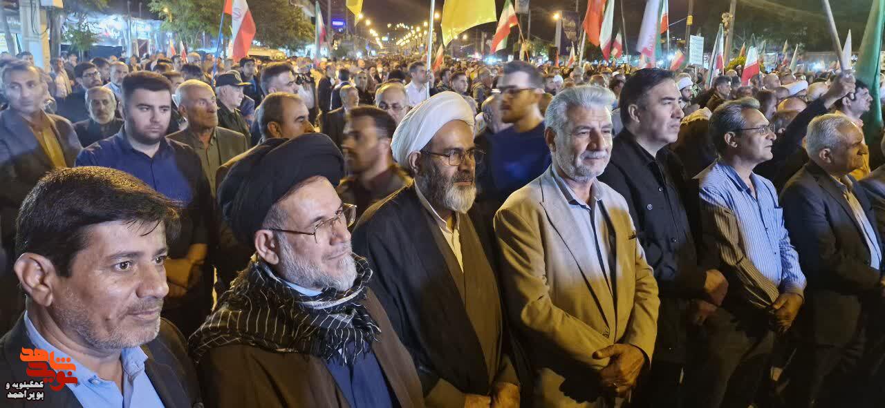 یاسوج در شب هفتادودوم؛ یاد شهدای رمضان با نوای حاج مهدی سلحشور