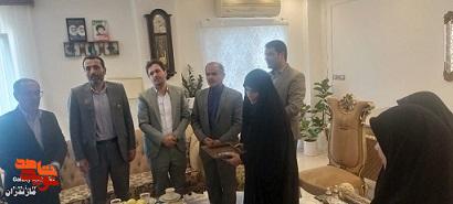 دیدار مدیرکل آموزش بنیاد کشور و مدیرکل بنیاد مازندران از فرزند شهید گرانقدر اسماعیل زاده در بابلسر+تصاویر دیدار مدیرکل آموزش بنیاد کشور و مدیرکل بنیاد مازندران از فرزند شهید گرانقدر اسماعیل زاده در بابلسر+تصاویر