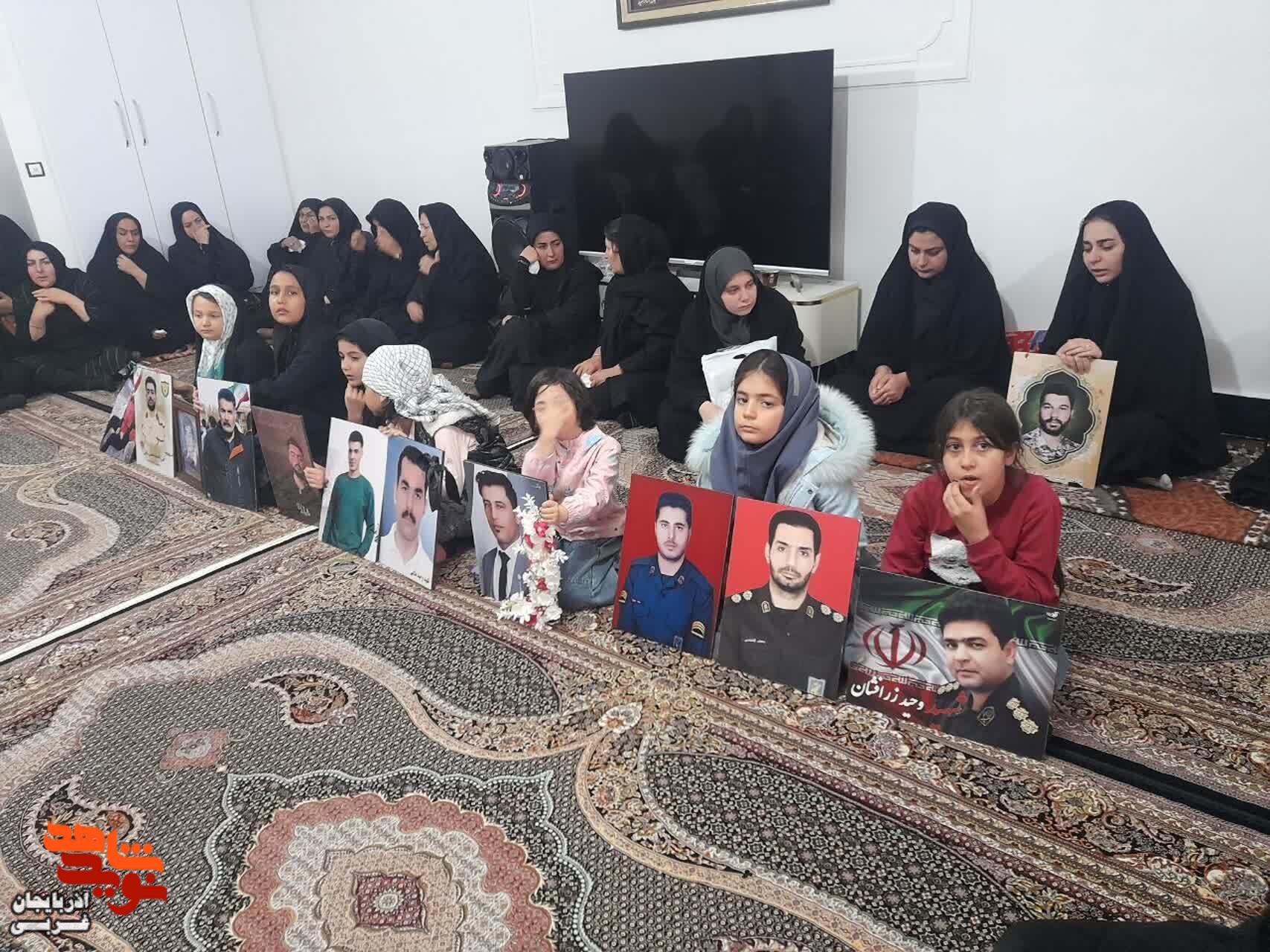 برگزاری یادواره خانگی در منزل شهید علی اکبر اروج زاد ملکی در نقده