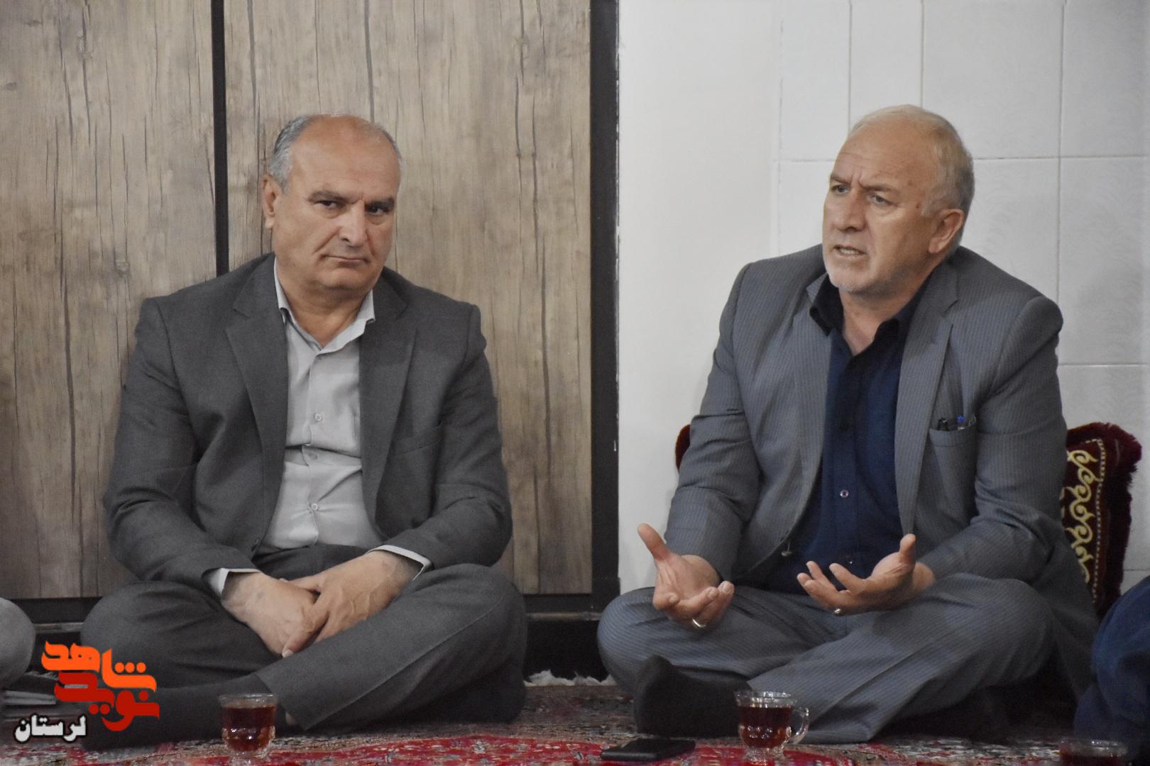 دیدار با خانواده شهید والامقام«محمود رشنو»، از شهدای جنگ رمضان رومشکان